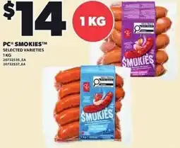 Loblaws Pc smokies offer