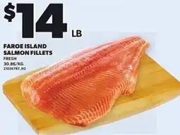 Loblaws Faroe island salmon fillets offer