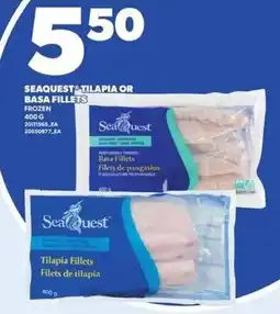 Loblaws Seaquest tilapia or basa fillets offer