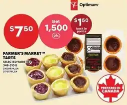 Loblaws Farmer's market tarts offer