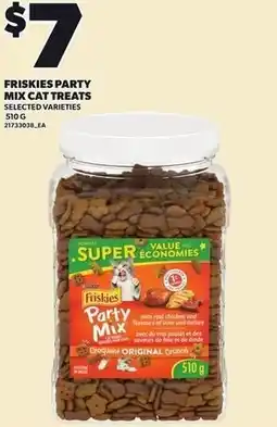 Loblaws Friskies party mix cat treats selected varieties offer