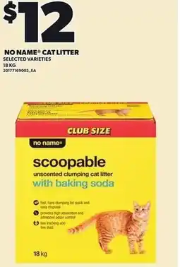 Loblaws No name cat litter offer