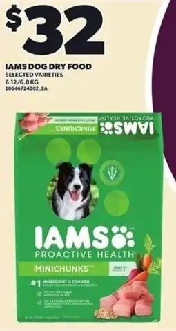Loblaws Iams dog dry food offer