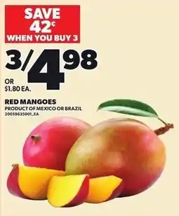 Loblaws Red mangoes offer