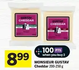 Foodland Monsieur gustav cheddar offer