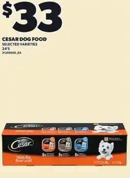 Loblaws Cesar dog food offer