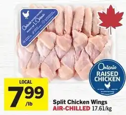 Foodland Split chicken wings air-chilled offer