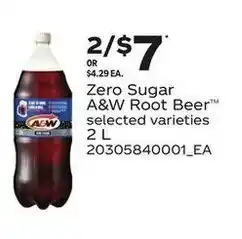 Loblaws Zero Sugar A&W Root Beer offer