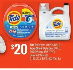 Loblaws Tide Detergent offer