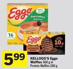 Foodland Kellogg's eggo waffles or protein waffles offer