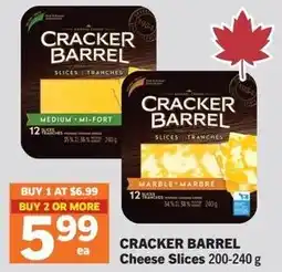 Foodland Cracker barrel cheese slices offer