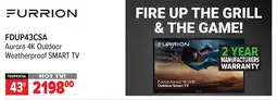 2001 Audio Video FURRION FDUP43CSA Aurora 4K Outdoor Weatherproof SMART TV offer