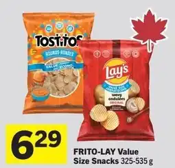 Foodland Frito-lay value size snacks offer