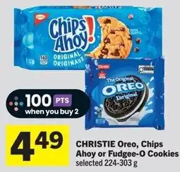 Foodland Christie oreo, chips ahoy or fudgee-o cookies offer