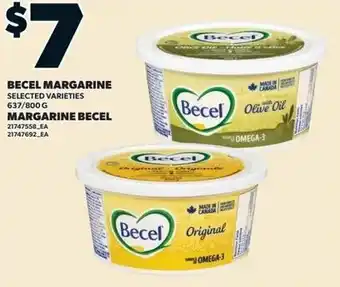 Loblaws Becel margarine selected varieties offer