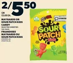 Loblaws Maynards or sour patch kids candy offer