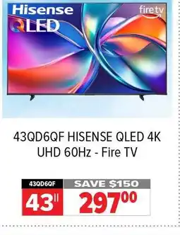 2001 Audio Video 43QD6QF QLED 4K UHD 60Hz - Fire TV offer