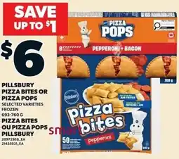 Loblaws Pillsbury pizza bites or pizza pops offer