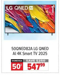 2001 Audio Video LG 50QNED82A QNED Al 4K Smart TV 2025 offer