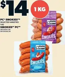Loblaws Pc smokies offer