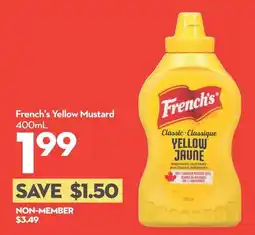 Longo's French's Yellow Mustard offer