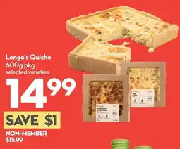Longo's Longo's Quiche offer