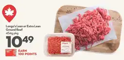 Longo's Longo's Lean or Extra Lean Ground Beef offer