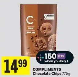 Foodland Compliments chocolate chips offer