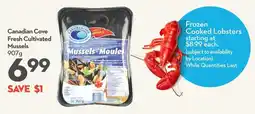 Longo's Canadian Cove Fresh Cultivated Mussels offer