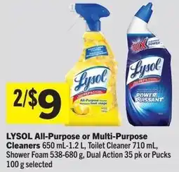 Foodland Lysol all-purpose or multi-purpose cleaners offer