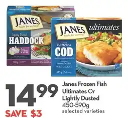 Longo's Janes Frozen Fish Ultimates Or Lightly Dusted offer