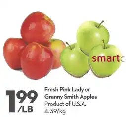 Longo's Fresh Pink Lady or Granny Smith Apples offer