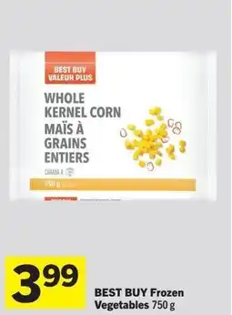 Foodland Frozen vegetables offer