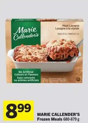 Foodland Marie callender's frozen meals offer