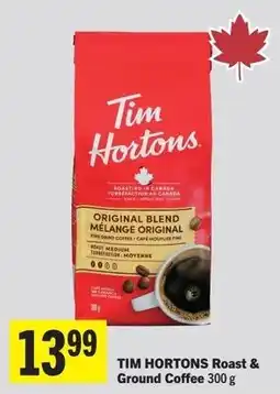 Foodland Tim hortons roast & ground coffee offer