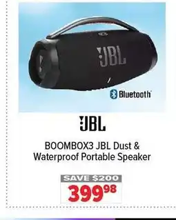 2001 Audio Video JBL BOOMBOX3 Dust & Waterproof Portable Speaker offer