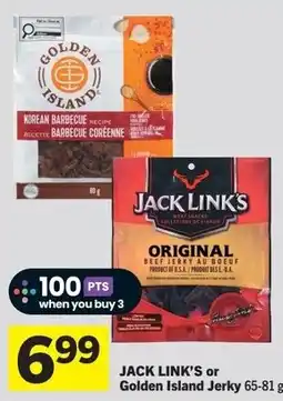Foodland Jack link's or golden island jerky offer