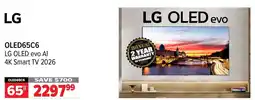 2001 Audio Video LG OLED65C6 OLED evo Al 4K Smart TV 2026 offer