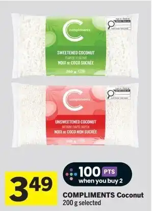 Foodland Compliments coconut offer