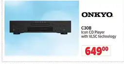 2001 Audio Video ONKYO Icon CD Player with VLSC technology offer