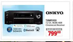 2001 Audio Video ONKYO TXNR5100 7.2 Ch. 4K/8K HDR Chromecast Receiver offer