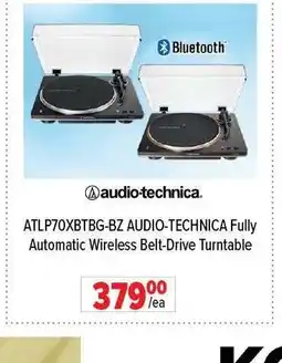 2001 Audio Video AUDIO-TECHNICA ATLP70XBTBG-BZ Fully Automatic Wireless Belt-Drive Turntable offer