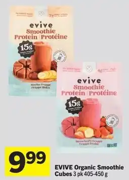 Foodland Evive organic smoothie cubes offer
