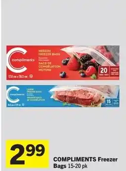 Foodland Compliments freezer bags offer
