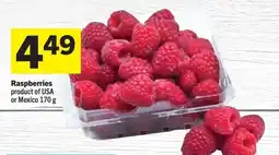 Foodland Raspberries offer