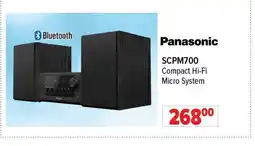 2001 Audio Video PANASONIC SCPM700 Compact Hi-Fi Micro System offer