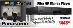 2001 Audio Video PANASONIC Ultra HD Blu-ray Player offer