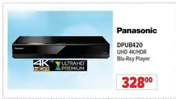 2001 Audio Video PANASONIC DPUB420 UHD 4K/HDR Blu-Ray Player offer