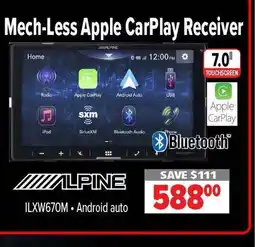 2001 Audio Video Mech-Less Apple CarPlay Receiver offer