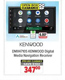 2001 Audio Video KENWOOD DMX4710S Digital Media Navigation Receiver offer